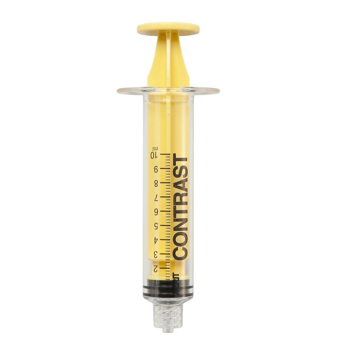 SERINGUE 10 mL TYPE MEDALLION - LLM - PC ABS SI JAUNE