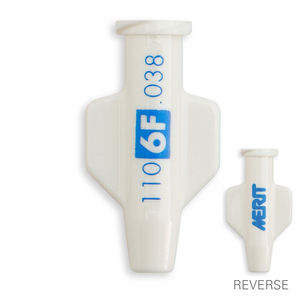 HUB POUR CATHETER CH06 (2.0mm) LUMIERE INTERNE Ø1.27mm - PC BLANC