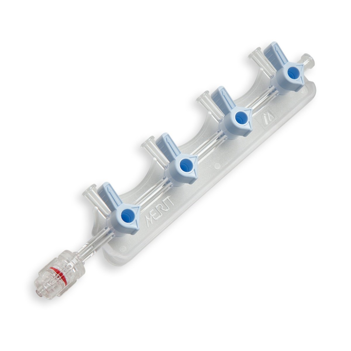 RAMPE 4 ROBINETS 3V (BLANC) ON LLMMO A DROITE - PC TRANSP.