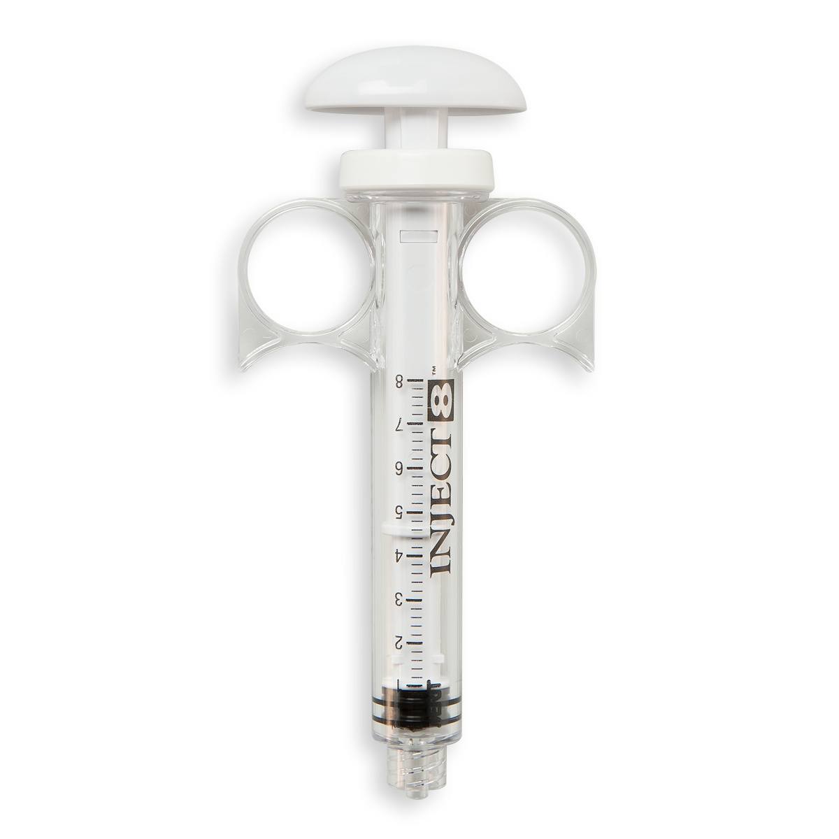 SERINGUE 8 mL TYPE CORONARY CONTROL - LLM - PC ABS SI BLANC