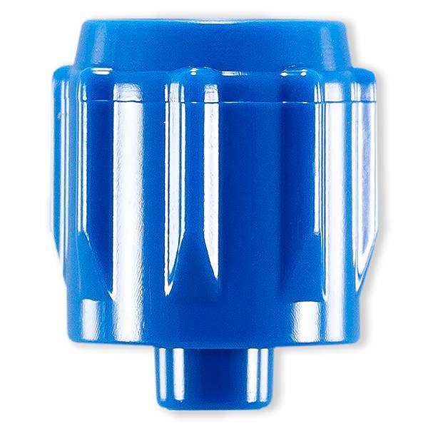 BOUCHON ETANCHE LUER LOCK MALE - ABS BLEU
