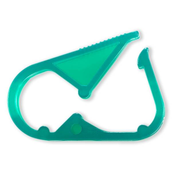 CLAMP ON/OFF POUR TUBE ØE 2.0-5.5mm - PP VERT