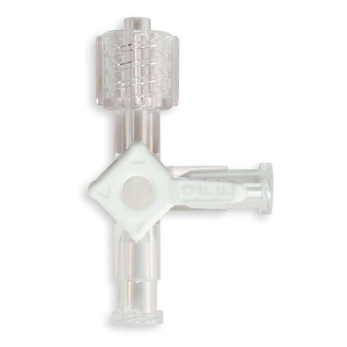 ROBINET 3 VOIES OFF 180° BLANC - 2x LLF / LLMM - PC