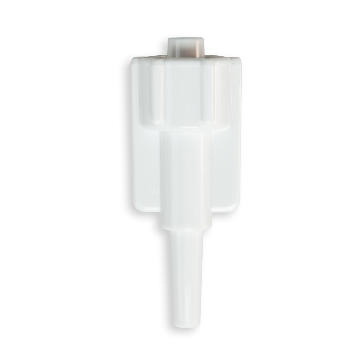 LUER LOCK MALE A AILETES POUR TUBE ØI 3.8mm - PC BLANC