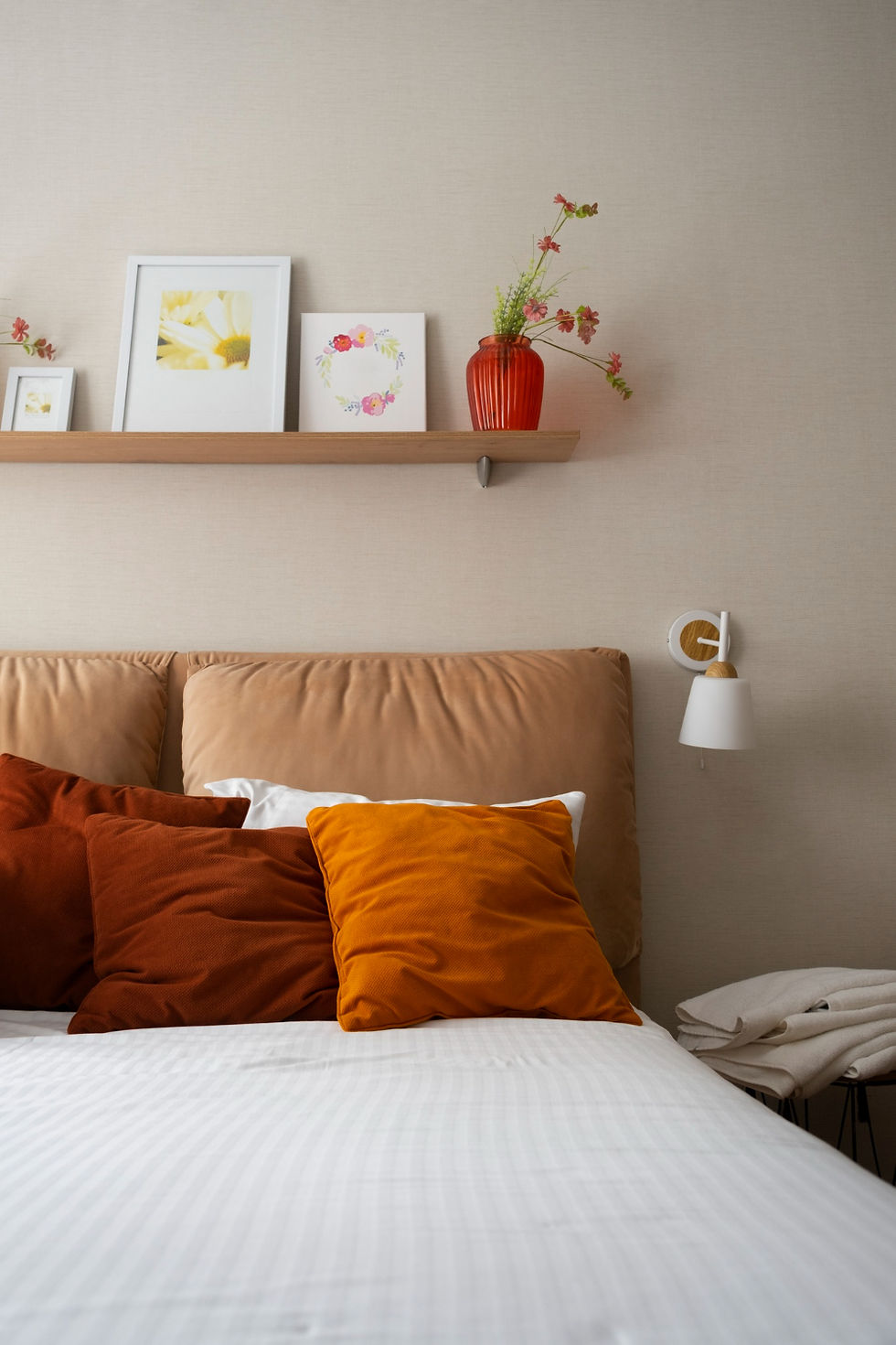 Chambre confortable d'un appartement en location courte durée à Antibes – Bonnaud Estates