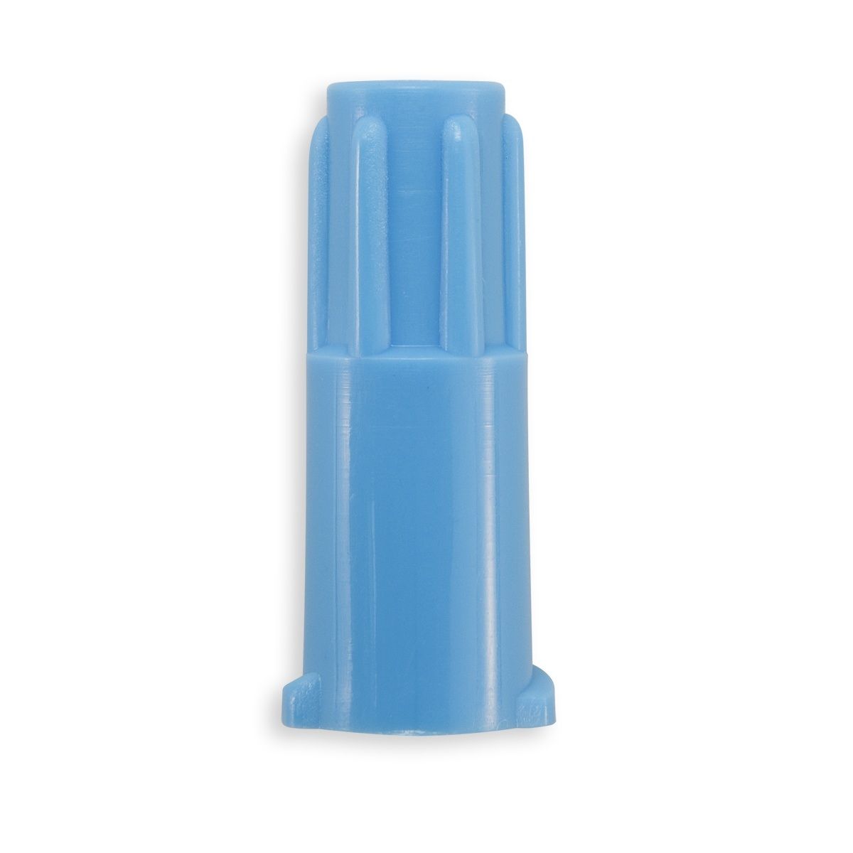 BOUCHON HEX NON ETANCHE LUER LOG FEMELLE - PP BLEU CLAIR