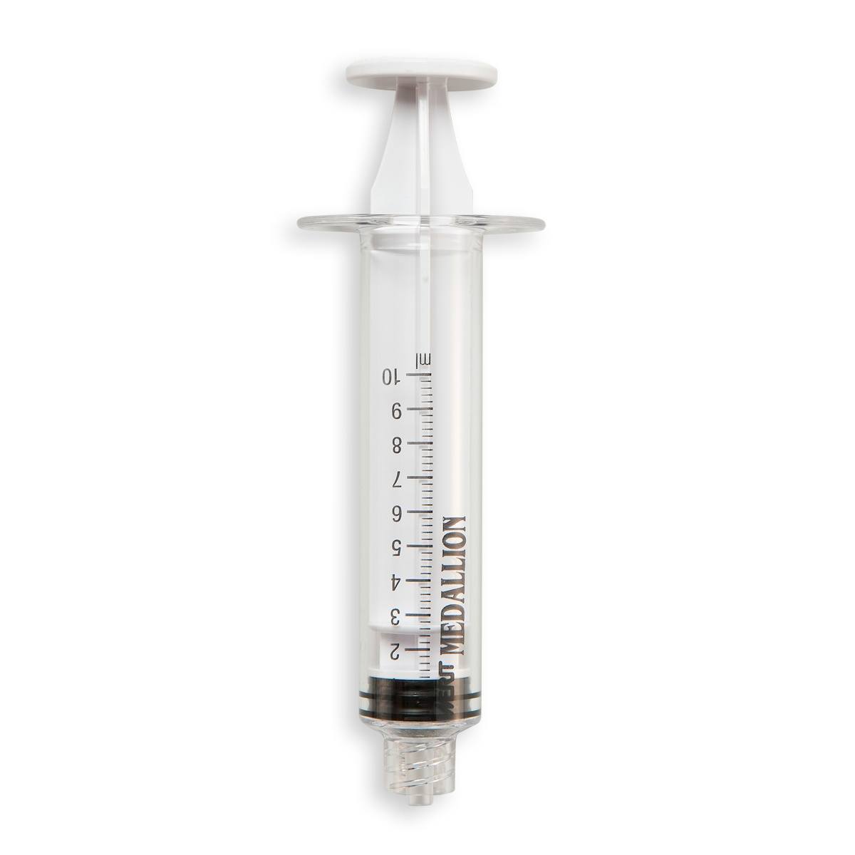 SERINGUE 10 mL TYPE MEDALLION - LLM - PC ABS SI BLANC
