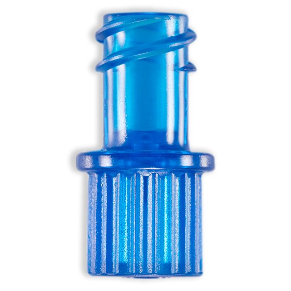 LUER LOCK FEMELLE POUR TUBE ØE 2.5mm - PVC BLEU