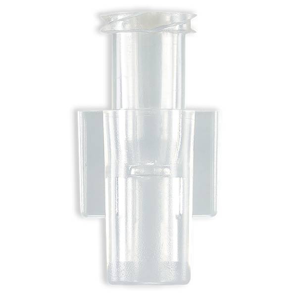 LUER LOCK FEMELLE POUR TUBE ØE 4.1mm - ABS TRANSP.