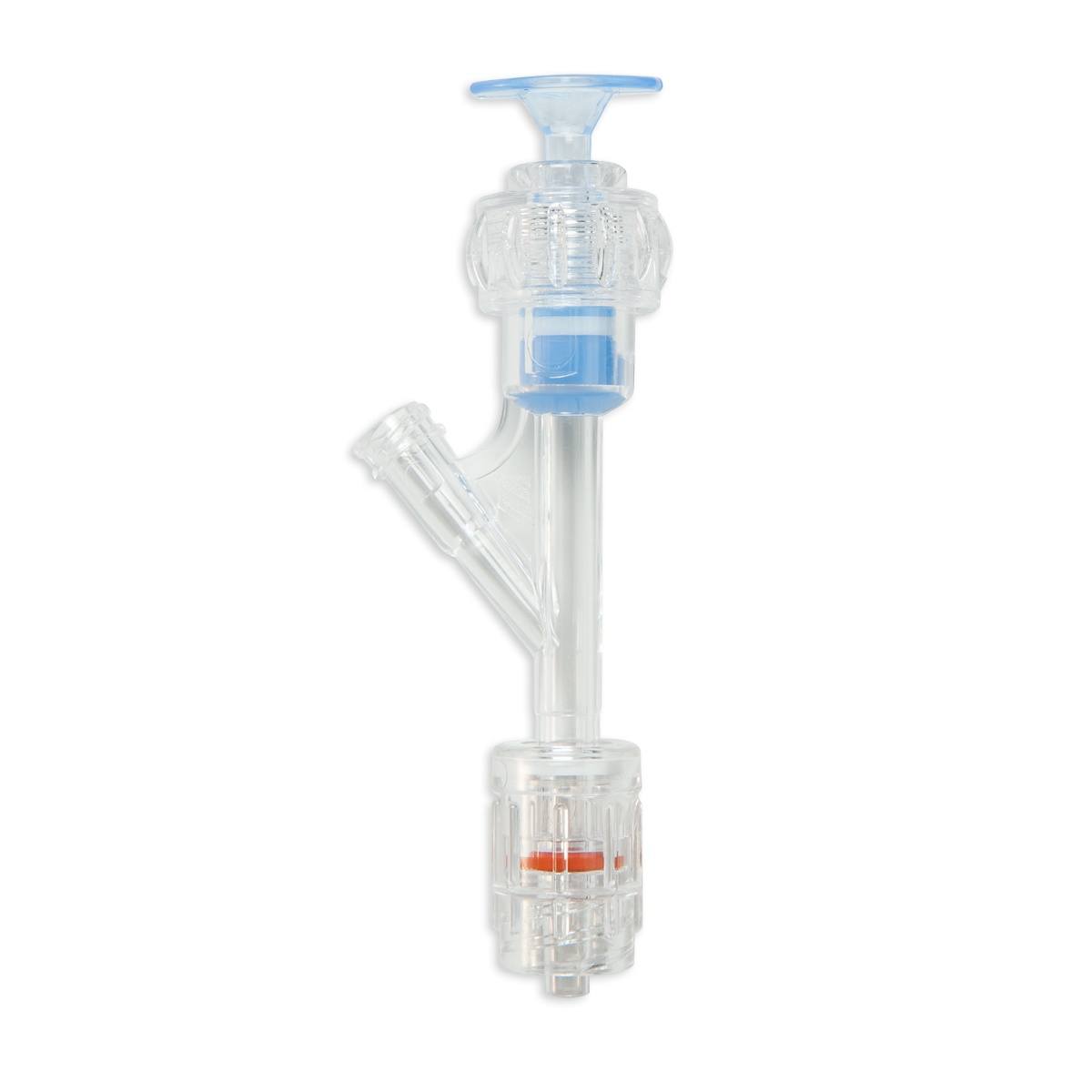 VALVE HEMOSTATIQUE EN Y - 9FR (Ø 3mm) / LLF / LLMM - PC TRANSP.