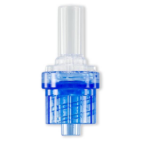 VALVE ANTI-RETOUR CP 200mbar - TUBE ØE 3.6mm / LLM - MABS/SAN BLEU