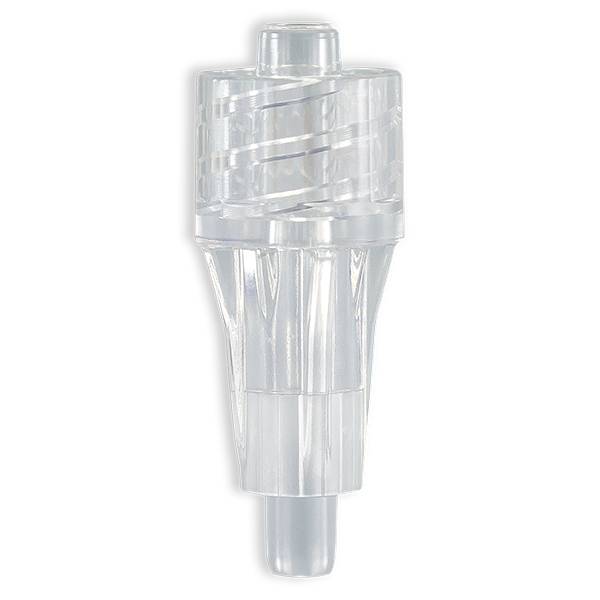 LUER LOCK MALE POUR TUBE Ø3.0x4.1mm - ABS TRANSP.