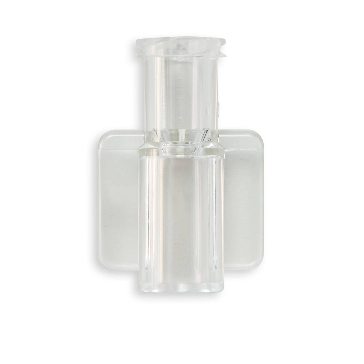 LUER LOCK FEMELLE A AILETES POUR TUBE ØE 4.8mm - PC TRANSP