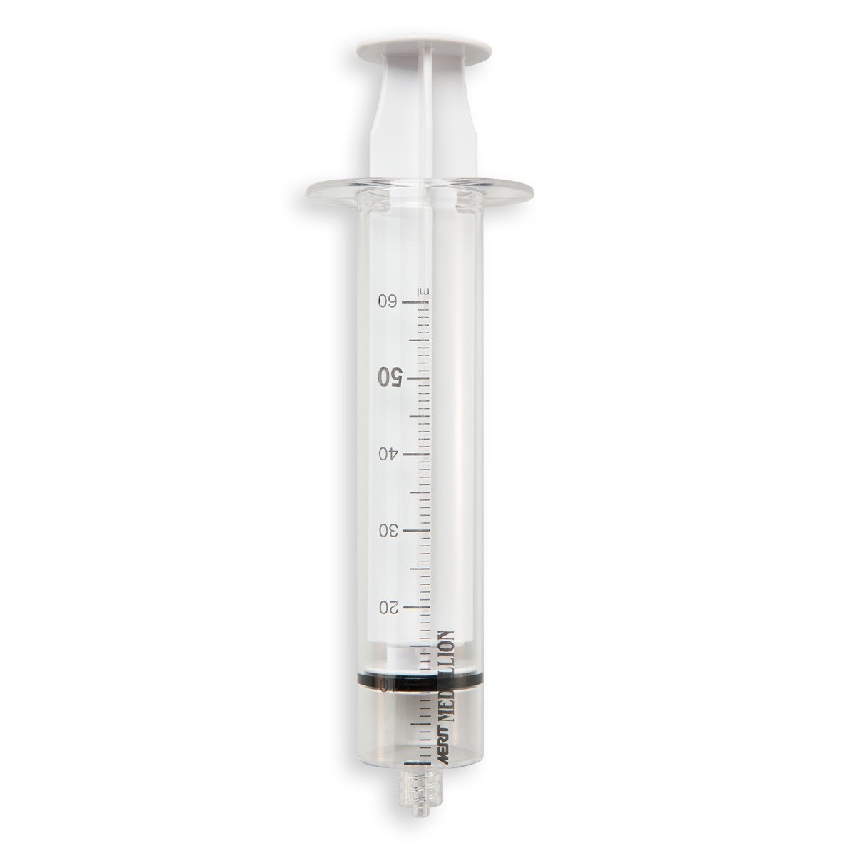 SERINGUE 60mL TYPE MEDALLION - LLM - PLONGEUR BLANC