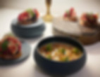 Dîner privé à domicile préparé par le chef Pierre Erhart – table dressée pour une réception