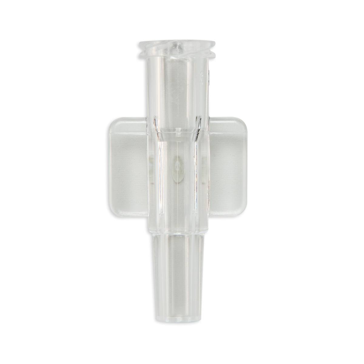 LUER LOCK FEMELLE A AILETES POUR TUBE ØI 4.0mm - PC TRANSP.