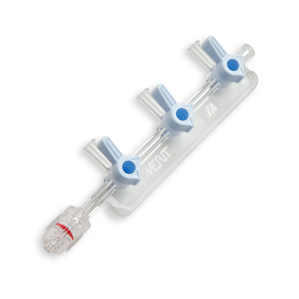 RAMPE 3 ROBINETS 3V (BLANC) ON LLMMO A DROITE - PC TRANSP.