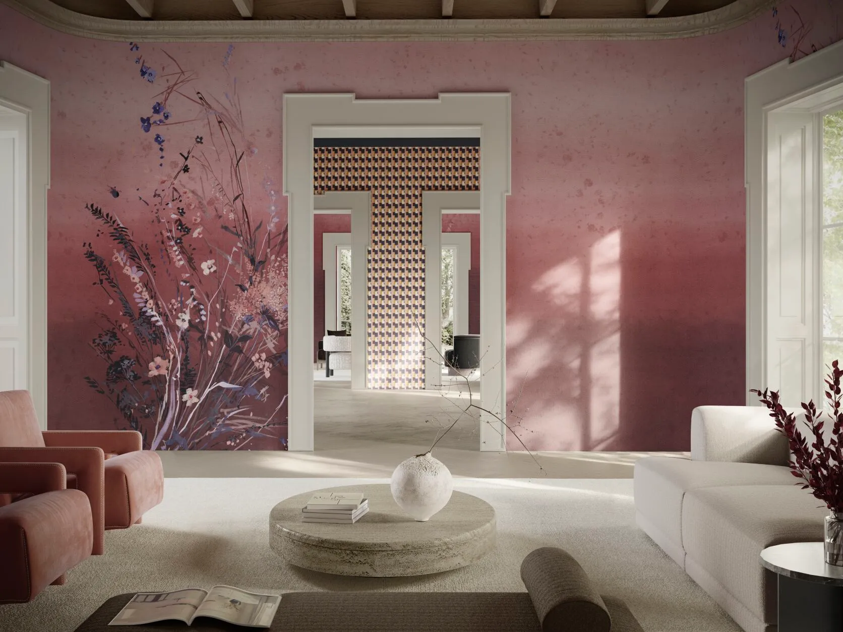 Papier peint Nice par Glamora – Motifs personnalisables et revêtements résistants à l’eau pour une décoration élégante et fonctionnelle.