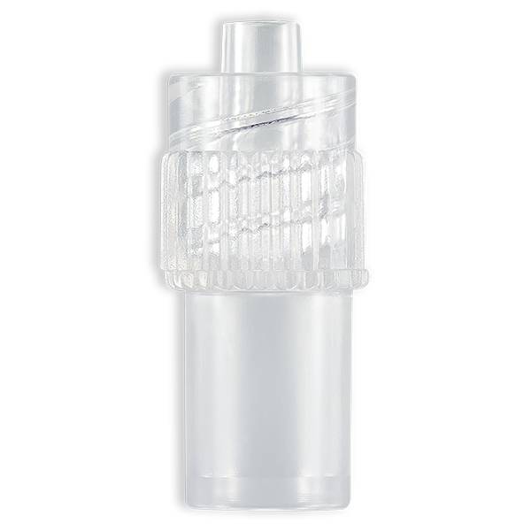LUER LOCK MALE POUR TUBE ØE 6.8mm - ABS TRANSP.
