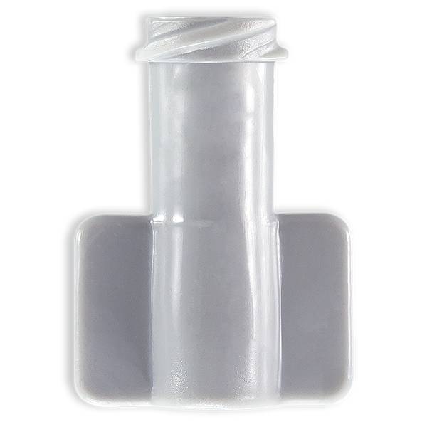 LUER LOCK FEMELLE A AILETTES POUR TUBE CH08 (2.7mm) - PVC GRIS
