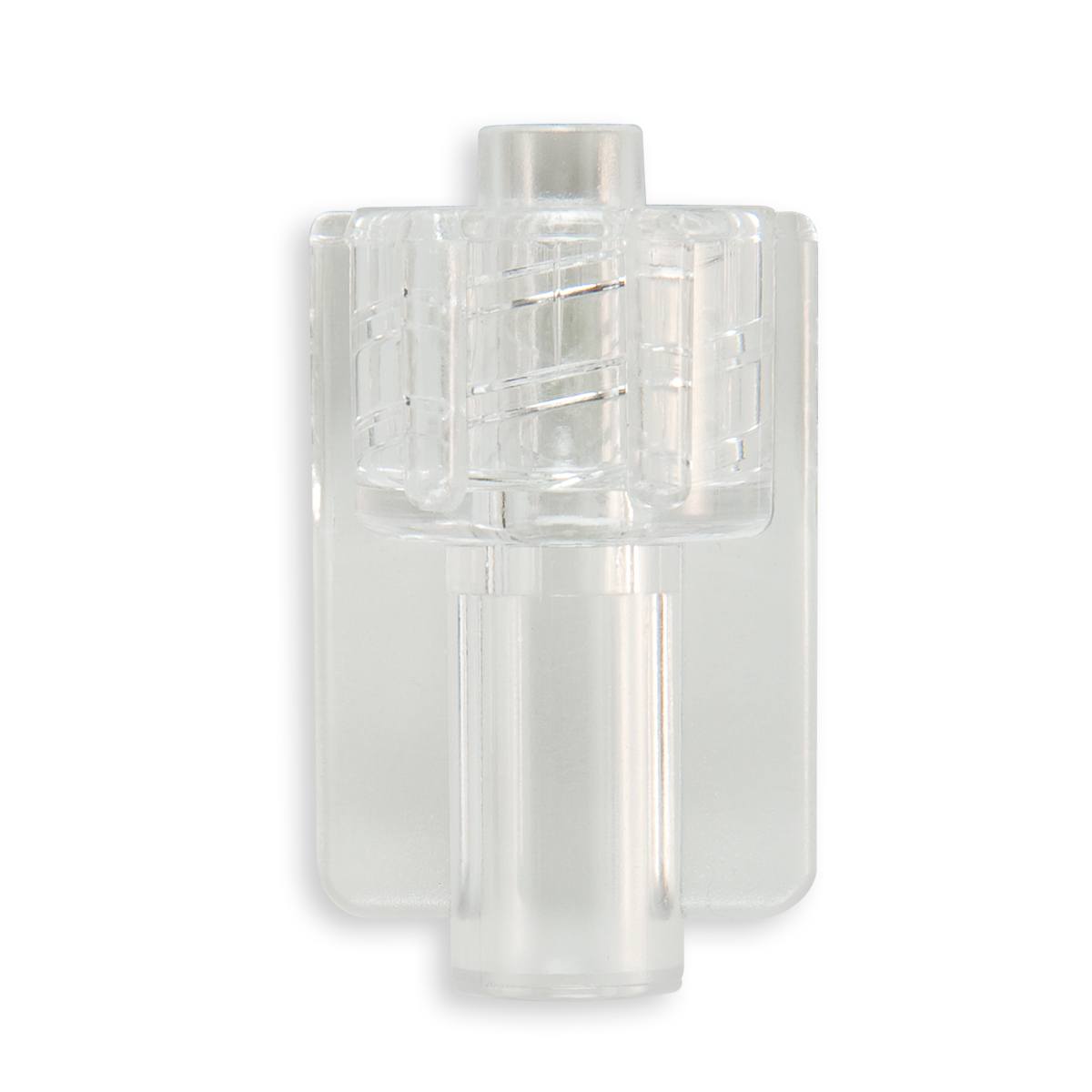 LUER LOCK MALE A AILETES POUR TUBE ØE 2.9mm - PC TRANSP.