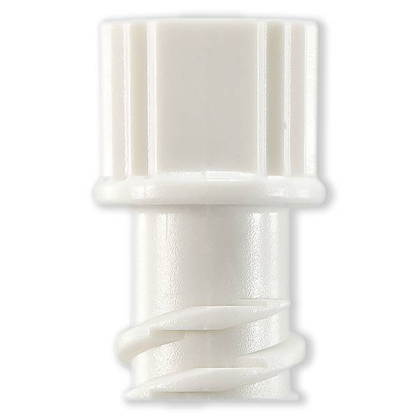 BOUCHON ETANCHE LUER LOCK FEMELLE - ABS BLANC