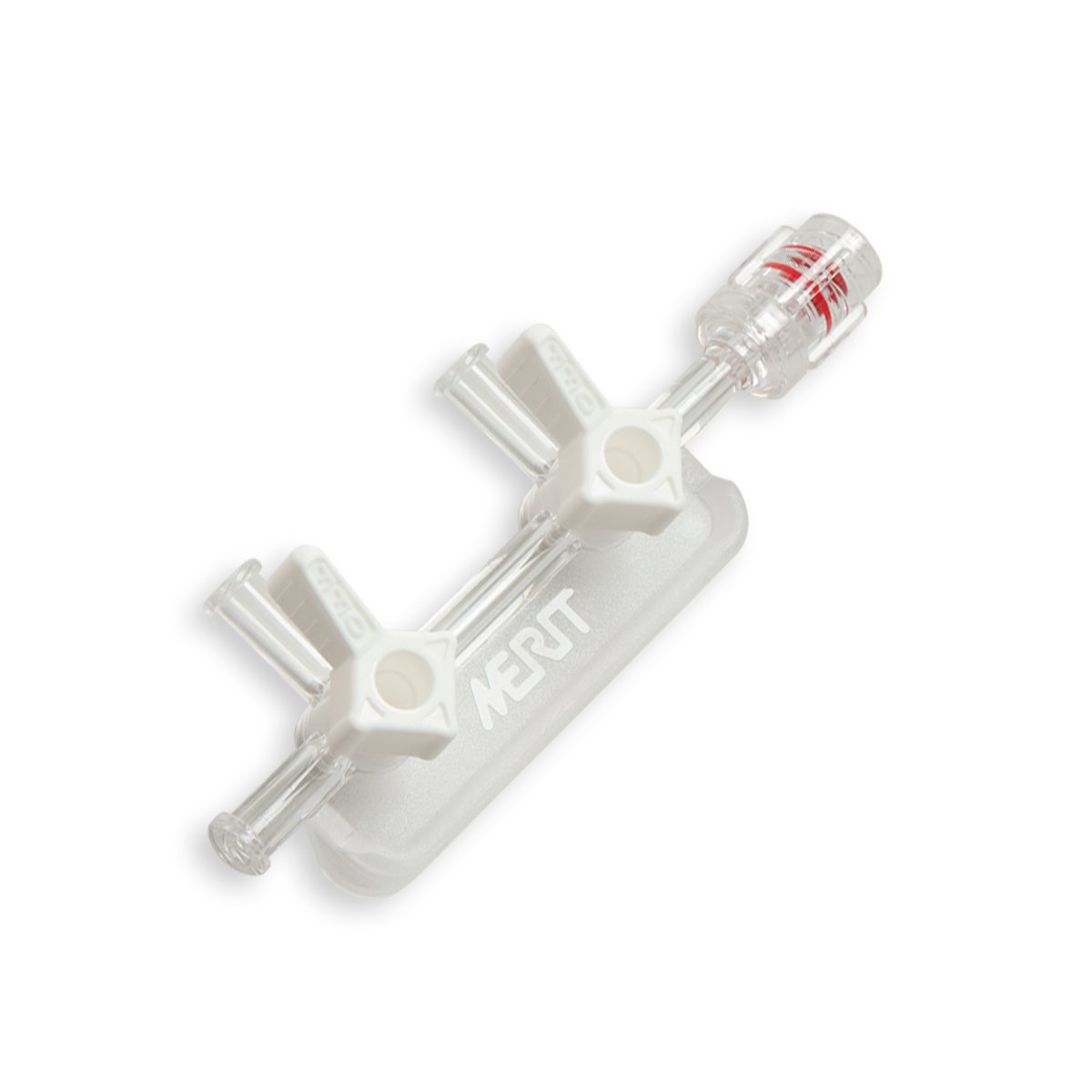 RAMPE 2 ROBINETS 3V (BLANC) OFF LLMMO A GAUCHE - PC TRANSP.