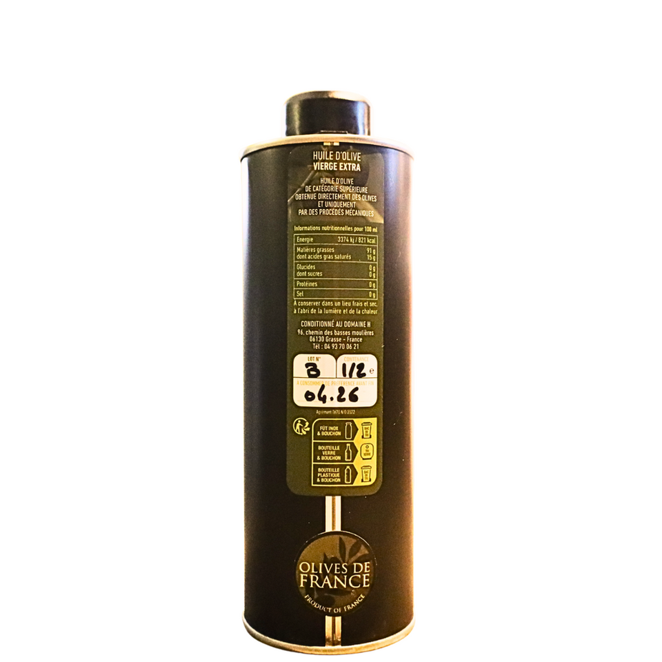 Bidon 50cl d’huile d’olive vierge extra – Olives de France
