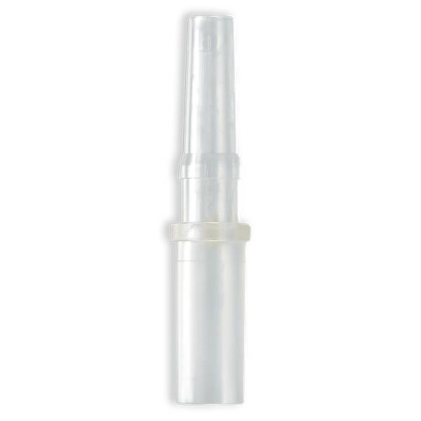 MALE LUER FOR 4.1mm OD TUBE - CLEAR ABS