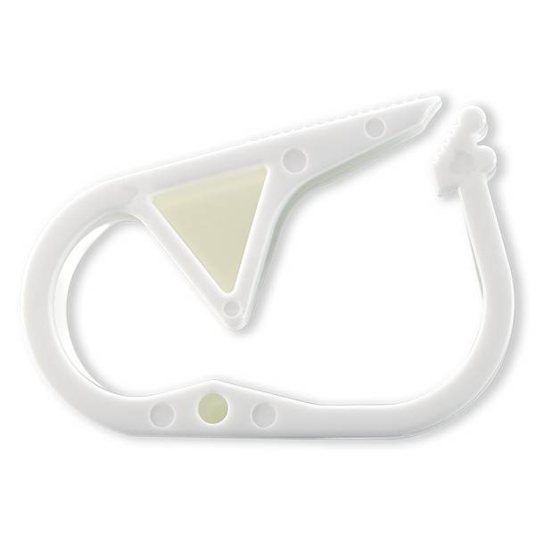 CLAMP ON/OFF POUR TUBE ØE 12.7mm MAX - PP RAD. BLANC