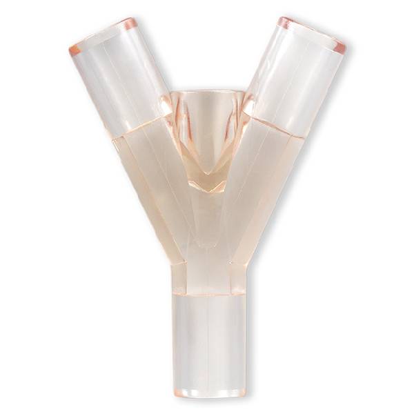 Y A 2 VOIES SYMETRIQUE 3x POUR TUBE ØE 5.5mm - PVC DEHT