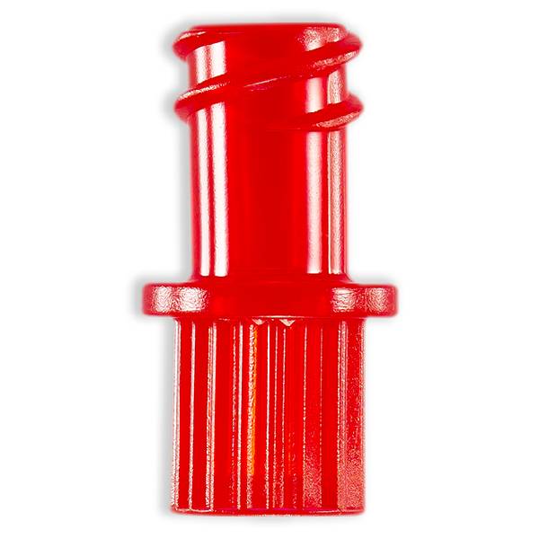 LUER LOCK FEMELLE POUR TUBE ØE 4.1mm - PVC ROUGE