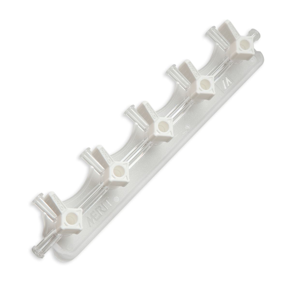 RAMPE 5 ROBINETS 4V (BLANC) OFF TOUT LLF - PC TRANSP.