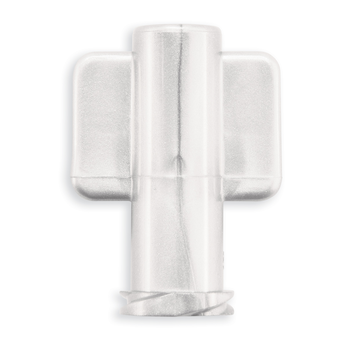 BOUCHON ETANCHE LUER LOCK FEMELLE A AILETTES - PC BLANC