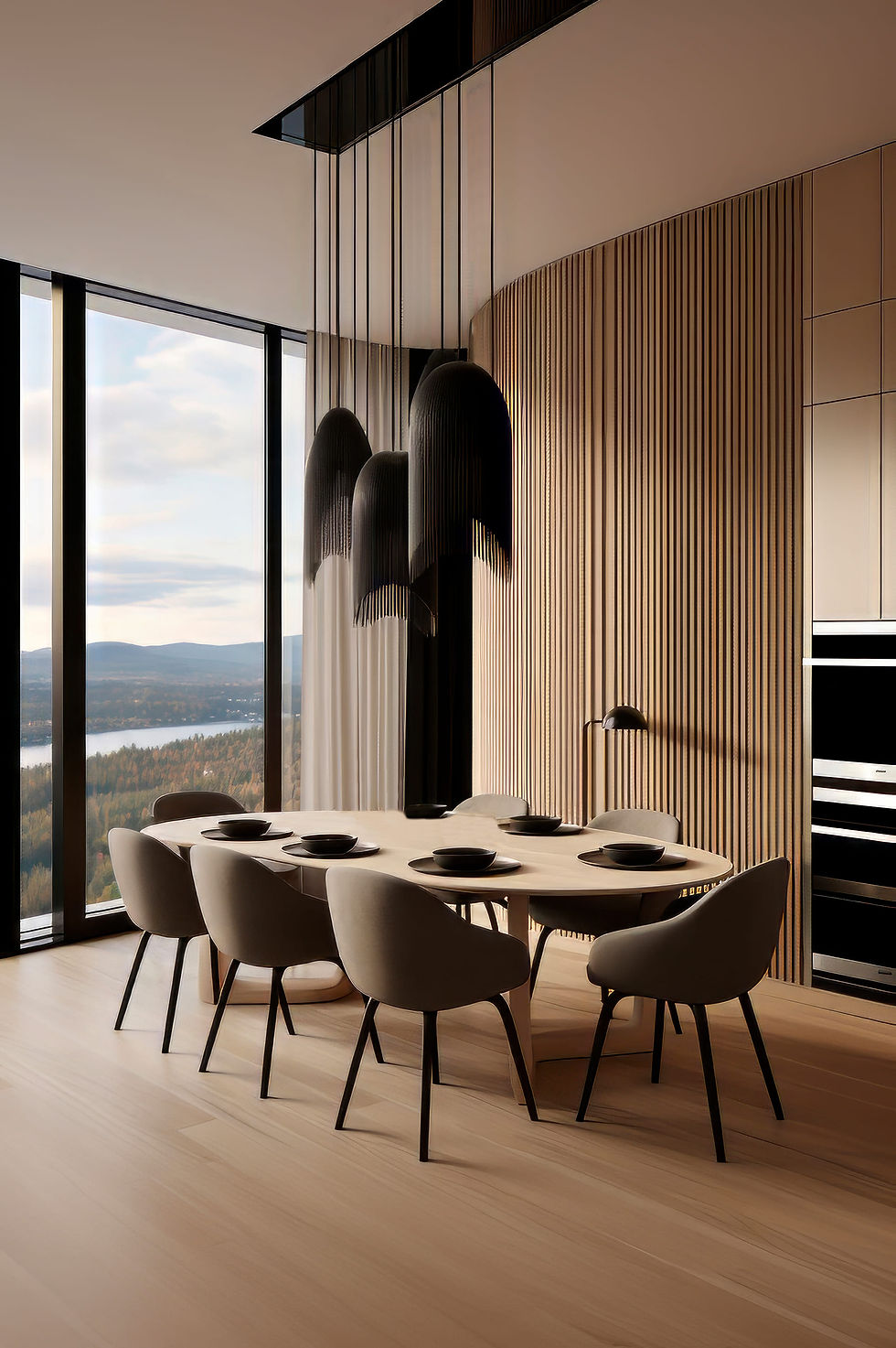 Modern kitchen in an apartment for sale or rent in Cannes or Antibes – Bonnaud Estates