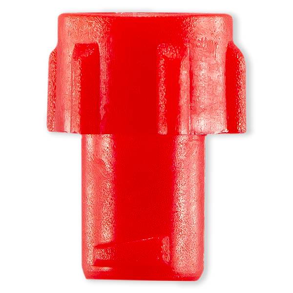 BOUCHON NON ETANCHE LUER LUG FEMELLE - PEBD ROUGE