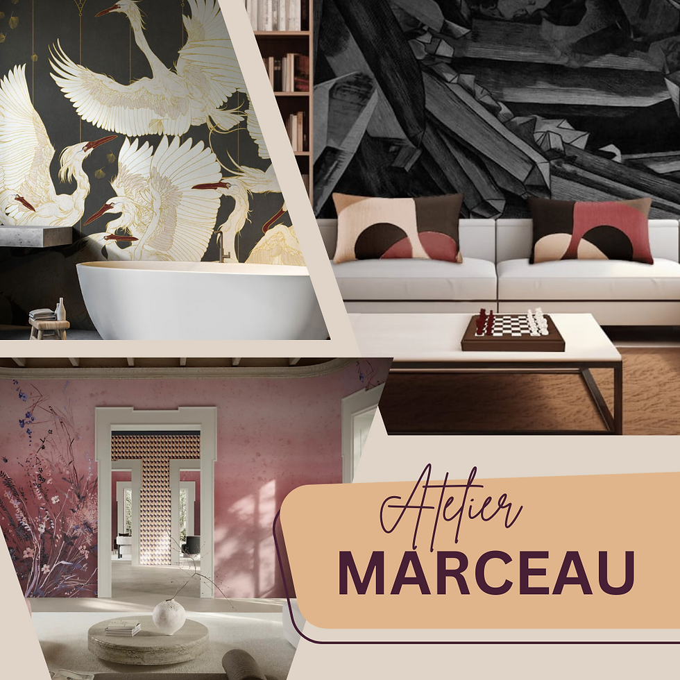 Large choix de papier peint à Nice – Découvrez des modèles panoramiques uniques pour sublimer vos murs avec style et originalité chez Atelier Marceau.