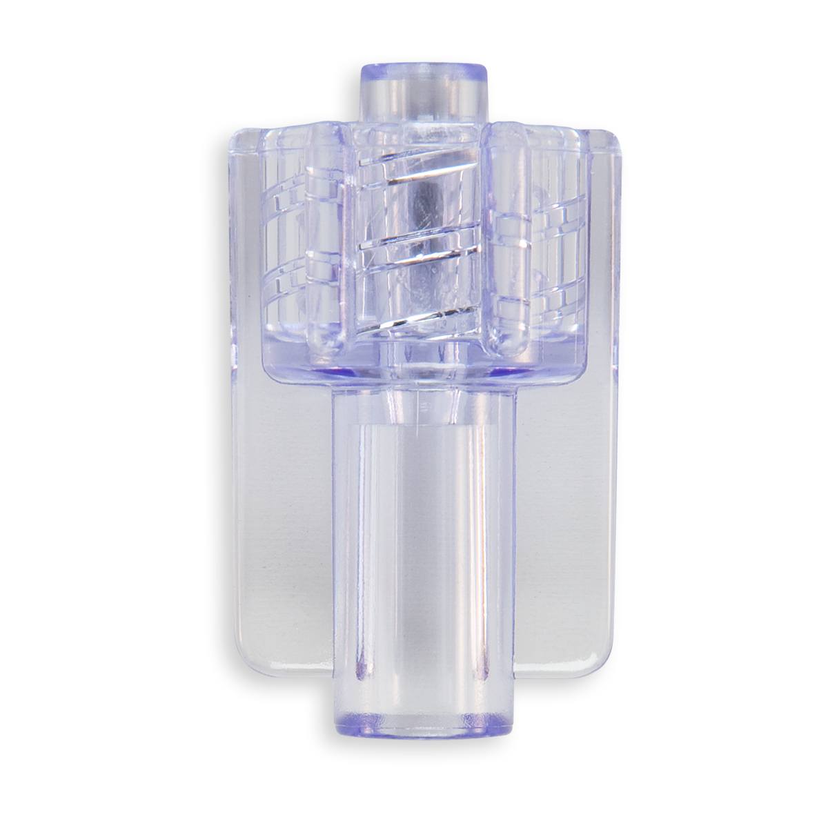 LUER LOCK MALE A AILETES POUR TUBE ØE 3.4mm - PC TRANSP. GAMMA
