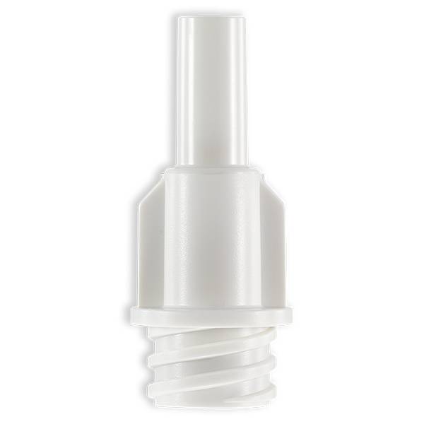LARGE BORE LOCK FEMELLE POUR TUBE ØI 6.0mm - ABS BLANC