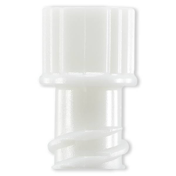 BOUCHON ETANCHE LUER LOCK FEMELLE - PVC BLANC