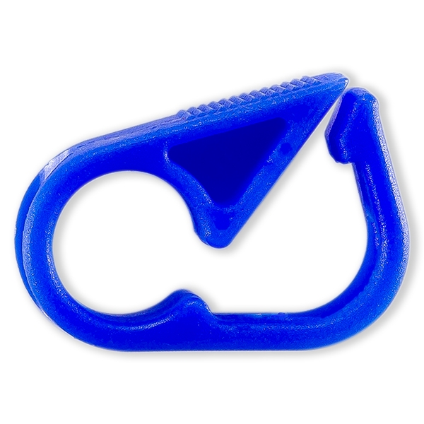 CLAMP ON/OFF POUR TUBE Ø 1.0x2.0mm - PP BLEU