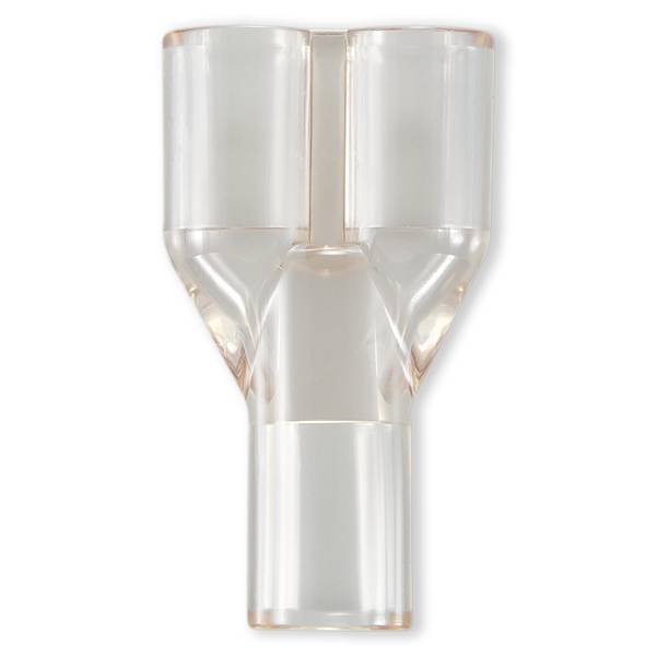 Y A 2 VOIES PARALLELE 3x POUR TUBE ØE 6.8mm - PVC DEHP-FREE