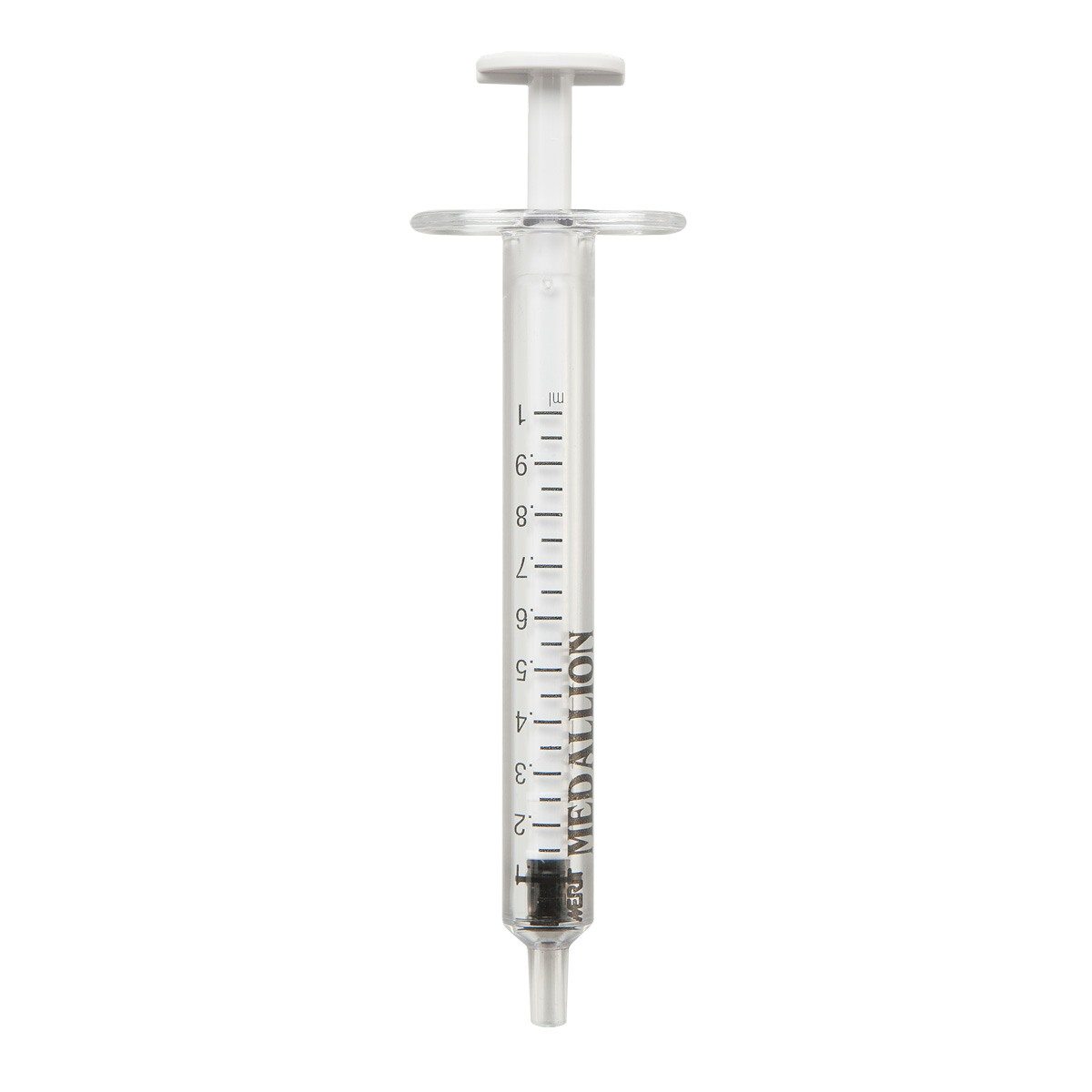 SERINGUE 1 mL TYPE MEDALLION - MSL - PC ABS SI BLANC