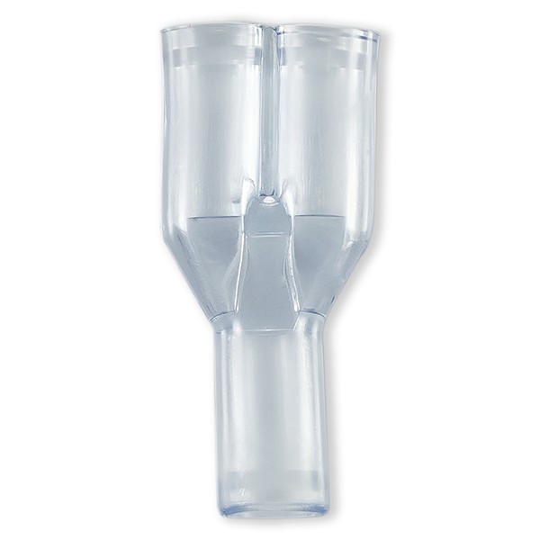 Y A 2 VOIES PARALLELE 3x POUR TUBE ØE 4.1mm - PVC DEHP-FREE RAD.