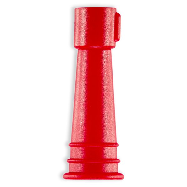 RACCORD CONIQUE SOUPLE POUR TUBE CH18 (6.0mm) - PVC DEHP-FREE ROUGE