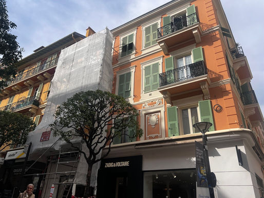 Ravalement de façade complet d’un immeuble à Monaco : un chantier signé Veiga Marques