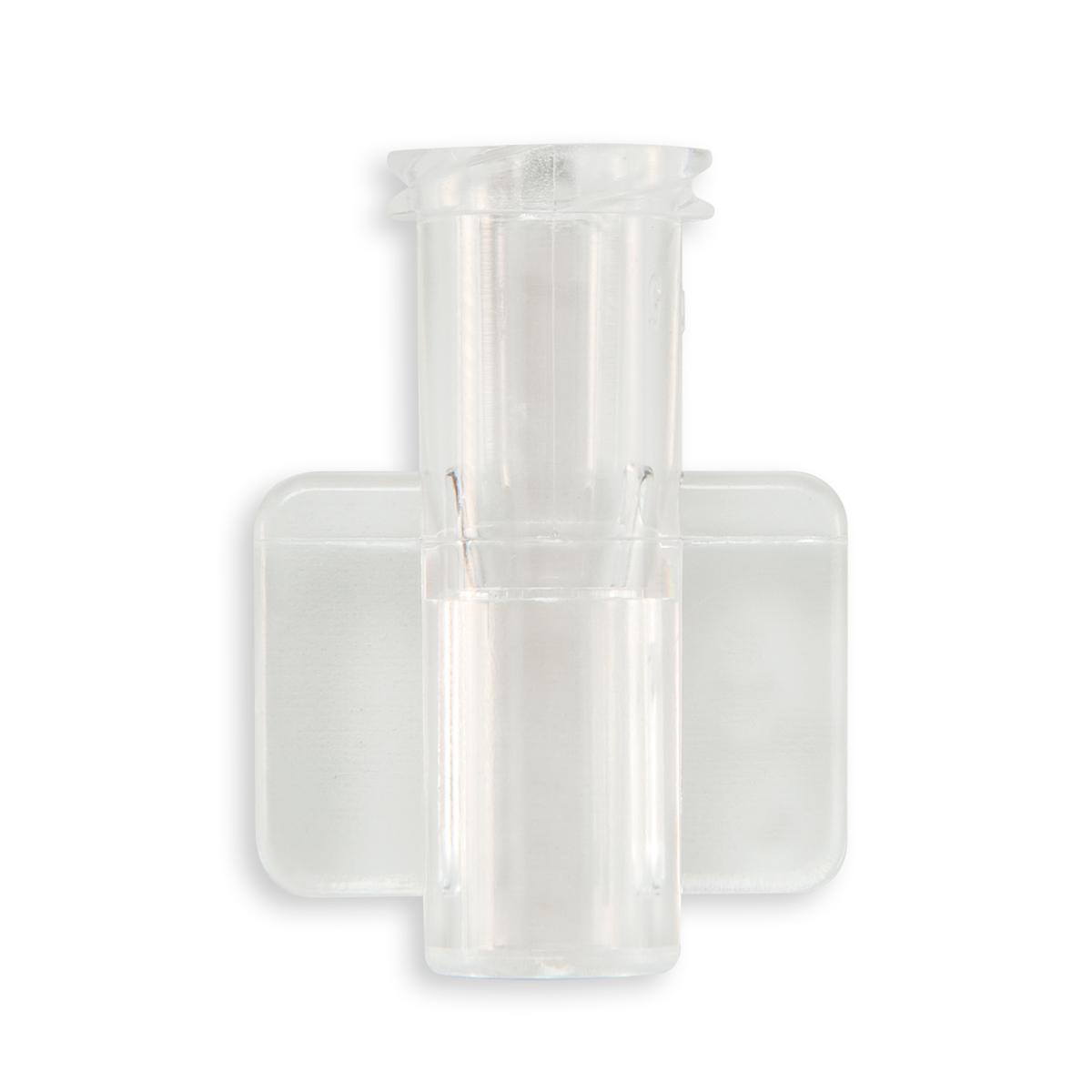 LUER LOCK FEMELLE A AILETES POUR TUBE ØE 4.1mm - PC TRANSP.