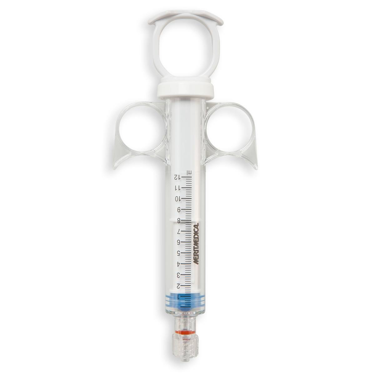 SERINGUE 12 mL TYPE CORONARY CONTROL - LLMM - PC ABS SI BLEU BLANC