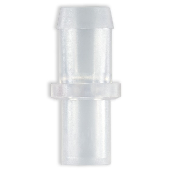 PUMP FITTING FOR 8.0mm ID SILICONE / 6.8mm OD PVC TUBE - CLEAR PVC