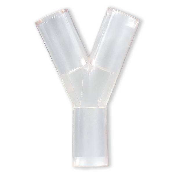 Y A 2 VOIES SYMETRIQUE 3x POUR TUBE ØE 3.0mm - PVC DEHT